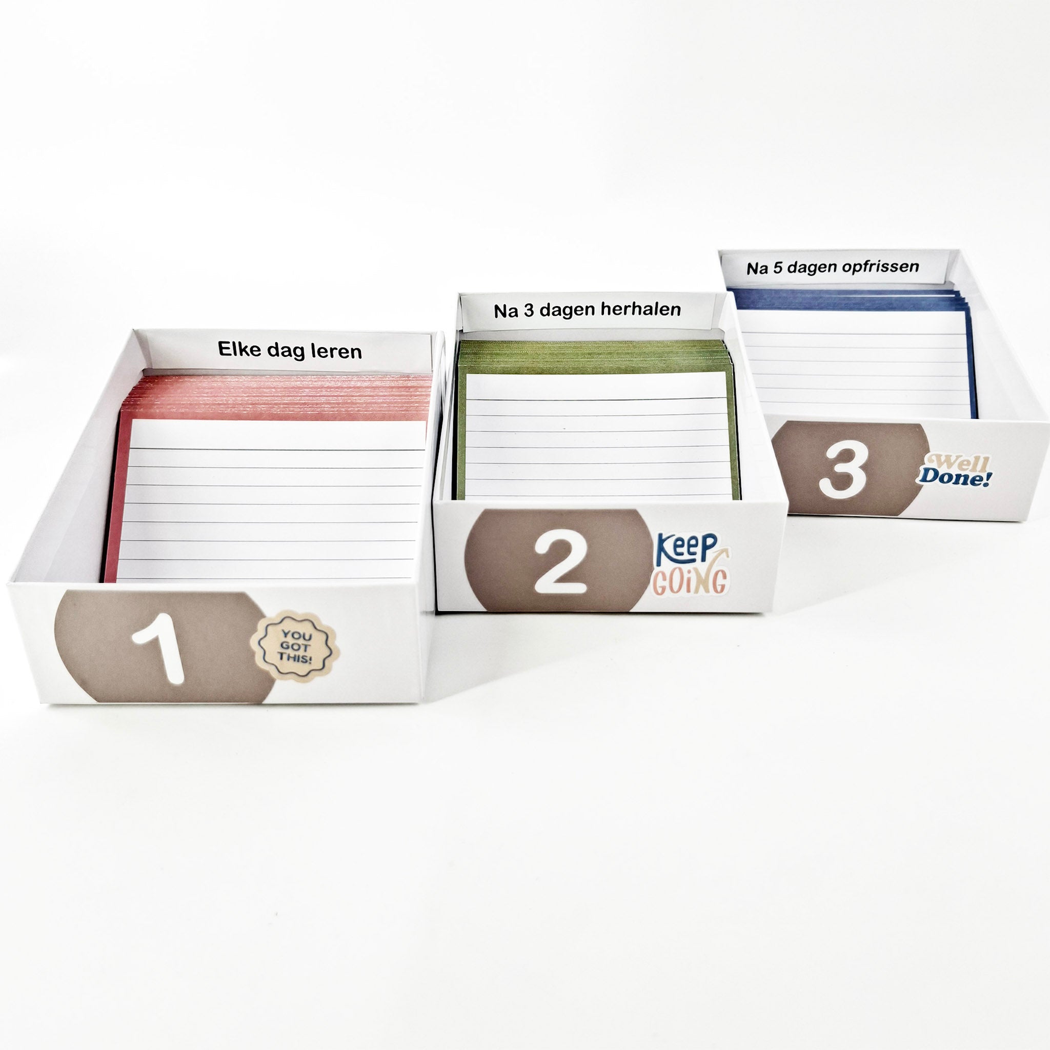 Leitner Learning System Boxes – Sand Edition