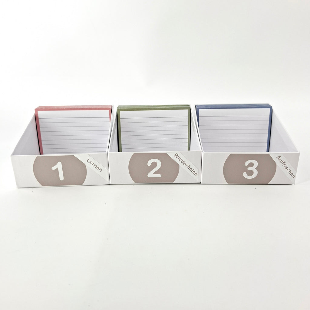 Leitner Learning System Boxes – Sand Edition