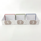 Leitner Learning System Boxes – Sand Edition