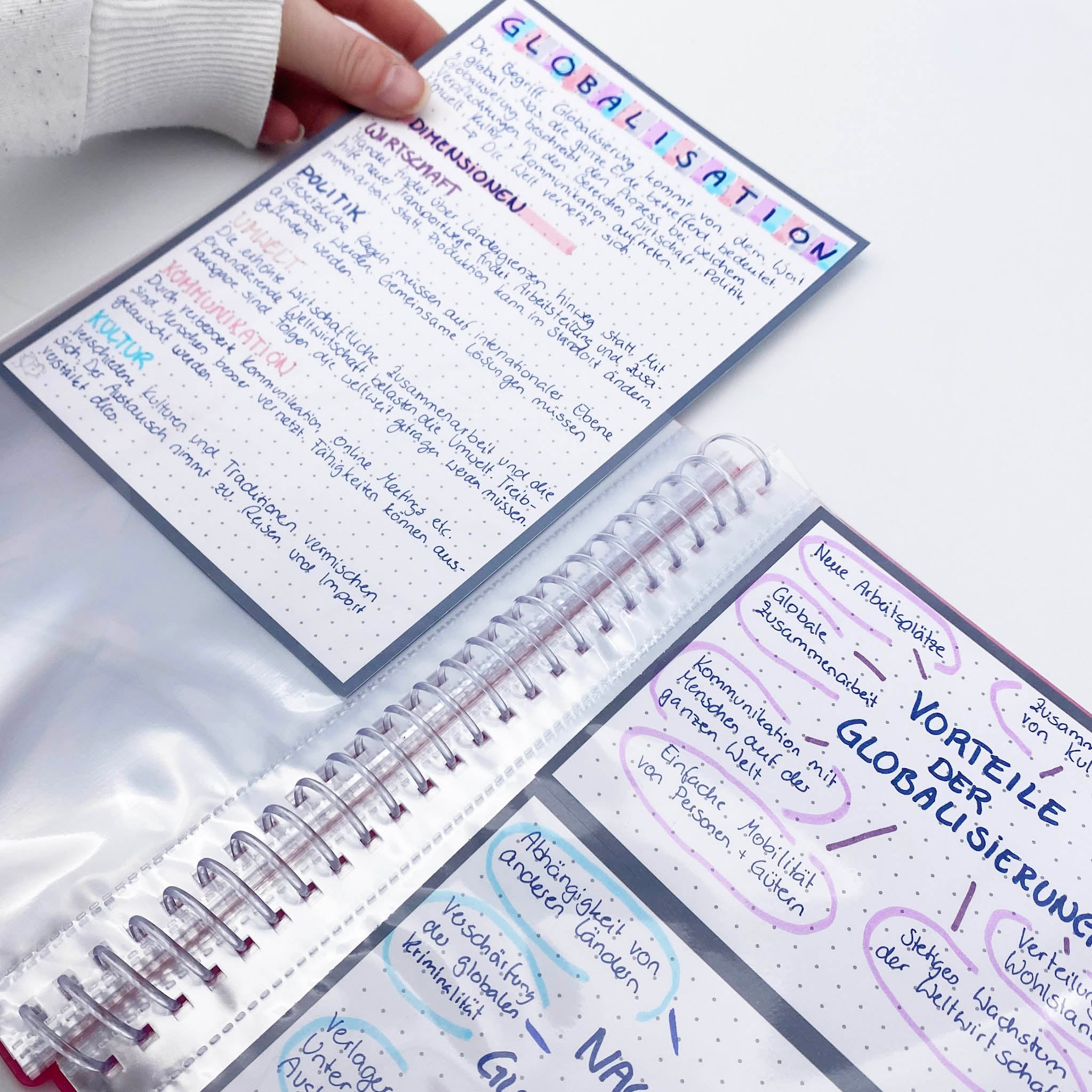 Oxford Display Book A5 pastel lilac
