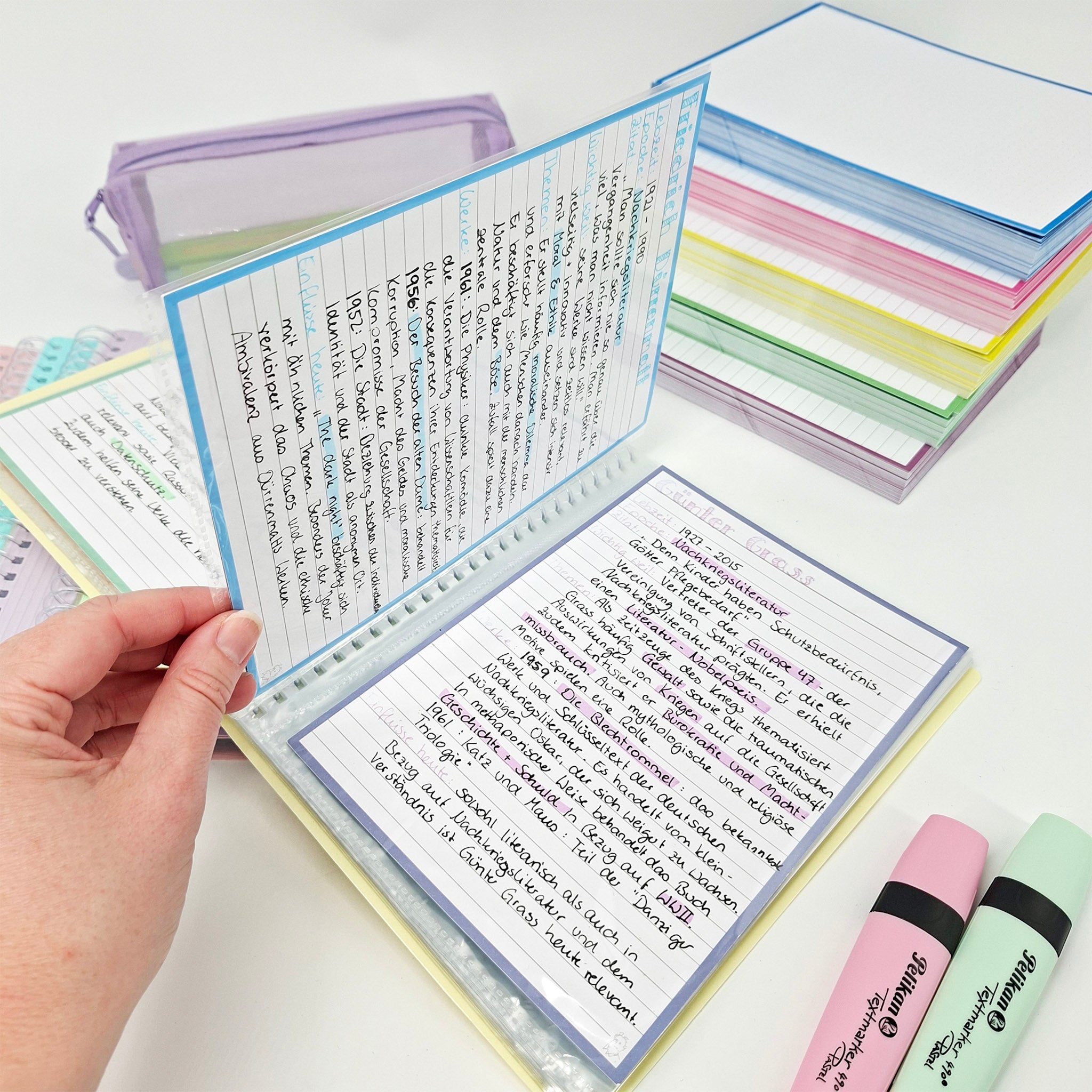 Oxford Display Book A5 pastel lilac