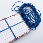 Leitner Flashcards Elastic Bands x25