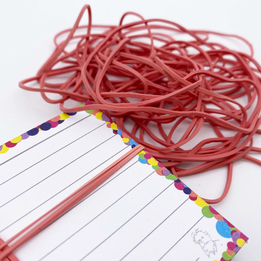 Leitner Flashcards Elastic Bands x25
