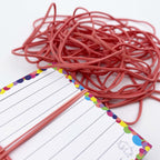 Leitner Flashcards Elastic Bands x25