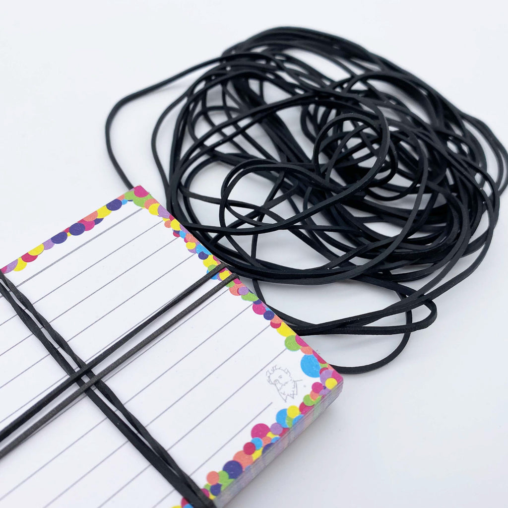 Leitner Flashcards Elastic Bands x25