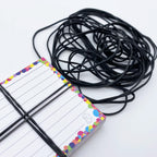 Leitner Flashcards Elastic Bands x25