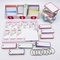 Leitner Flashcards Exam Pack - Classic Colors