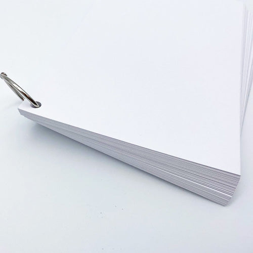 Leitner Flashcards A5 Classic Blank - white