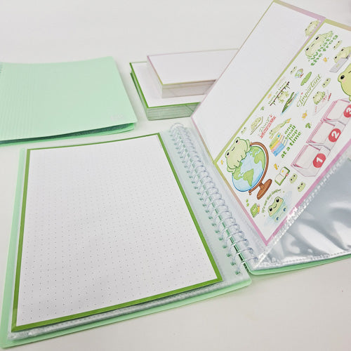 Leitner Flashcards A6 Animal Dotted - Frog