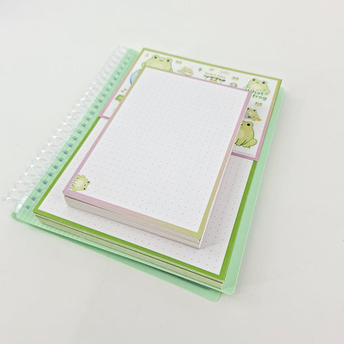 Leitner Flashcards A6 Animal Dotted - Frog