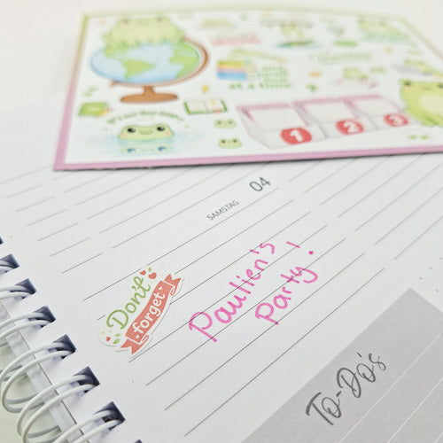 Leitner Flashcards Animal Stickers A6 - Frog