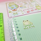 Leitner Flashcards Animal Stickers A6 - Frog