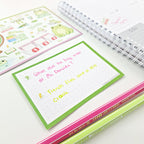 Leitner Flashcards Animal Stickers A6 - Frog