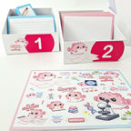 Leitner Flashcards Animal Stickers A6 - Pufferfish