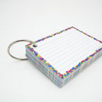 Leitner Flashcards A7 Classic Lined Confetti