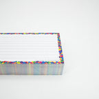 Leitner Flashcards A7 Classic Lined Confetti