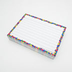 Leitner Flashcards A7 Classic Lined Confetti