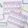 Leitner Flashcards Planner A4 Pink