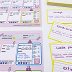 Leitner Flashcards Exam Pack - Classic Colors