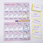 Leitner Flashcards Planner A4 Pink