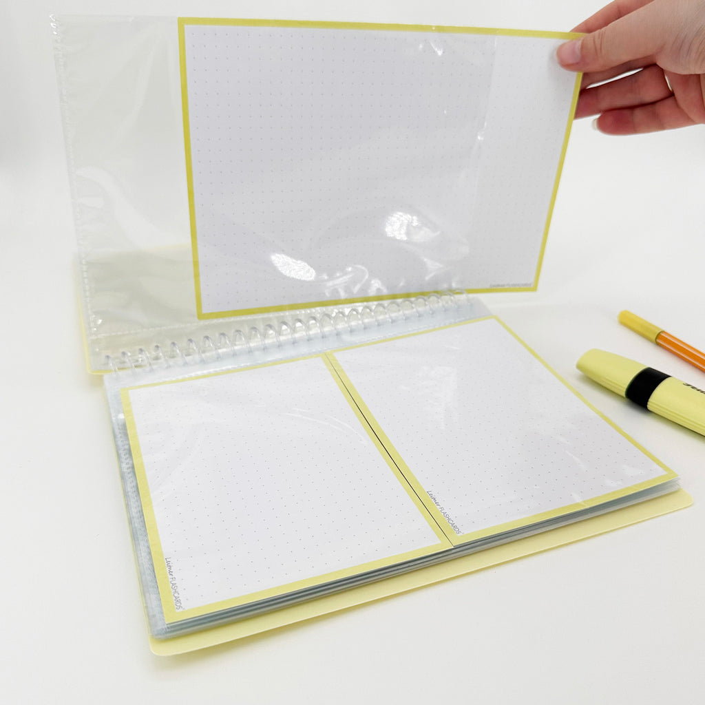 Oxford Display Book A5 pastel yellow