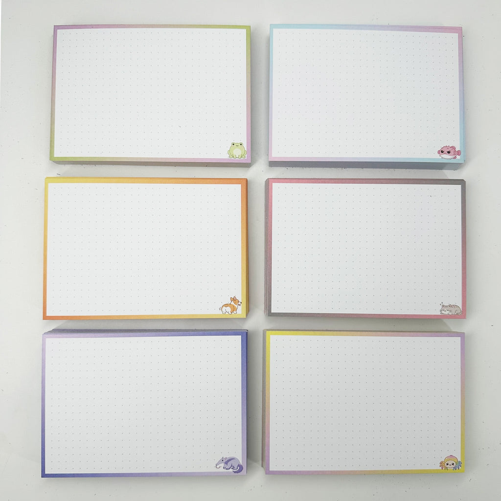 Leitner Flashcards A6 Animal Dotted - Anteater