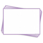 Leitner Flashcards A5L Pastel Dotted purple
