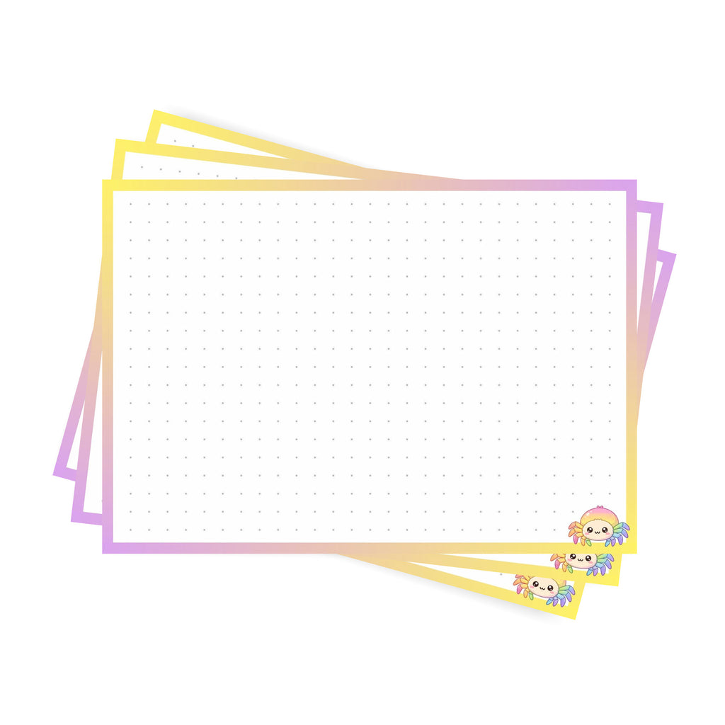 Leitner Flashcards A6 Animal Dotted - Spider