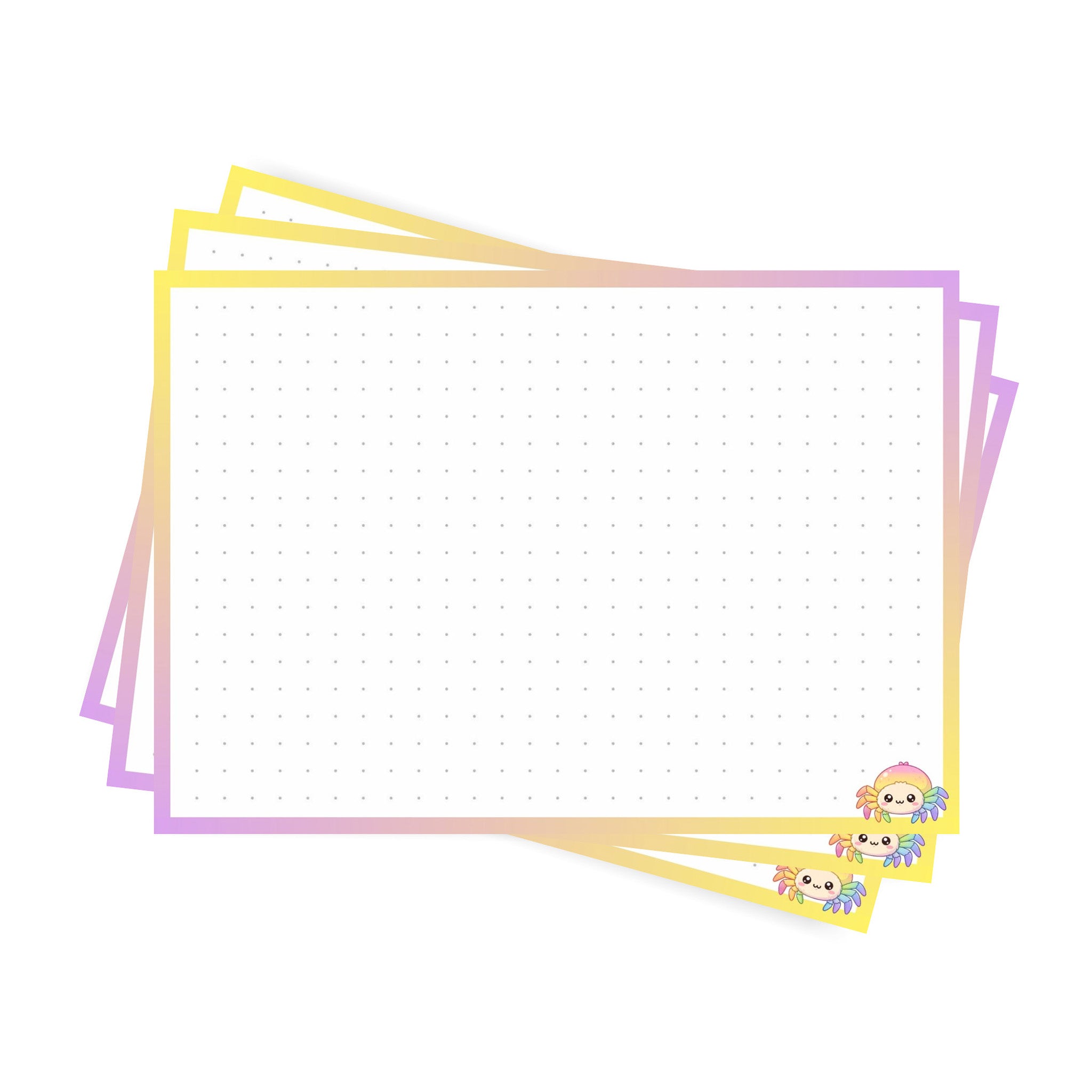 Leitner Flashcards A6 Animal Dotted - Spider