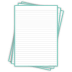 Leitner Flashcards A5P Pastel Lined green