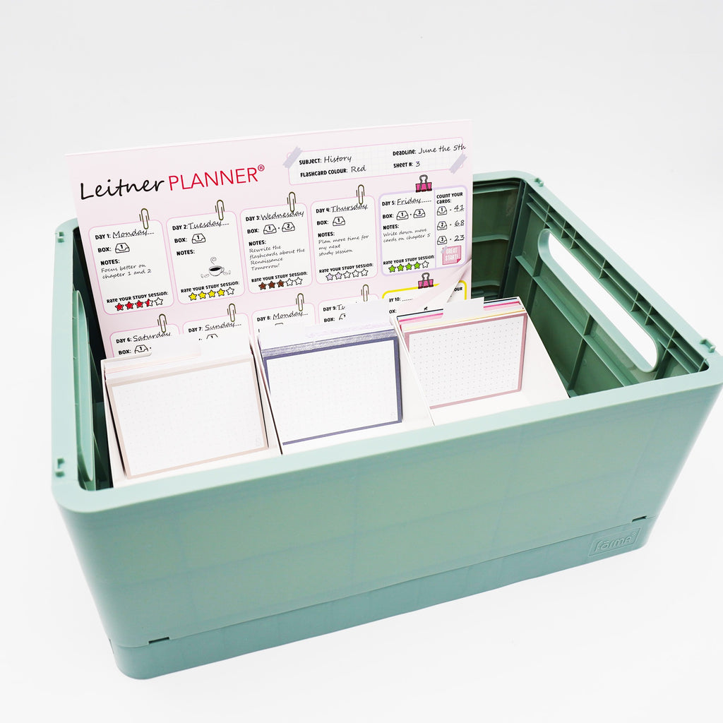 Forma JOE Flashcard Storage Box A5 Sage Green