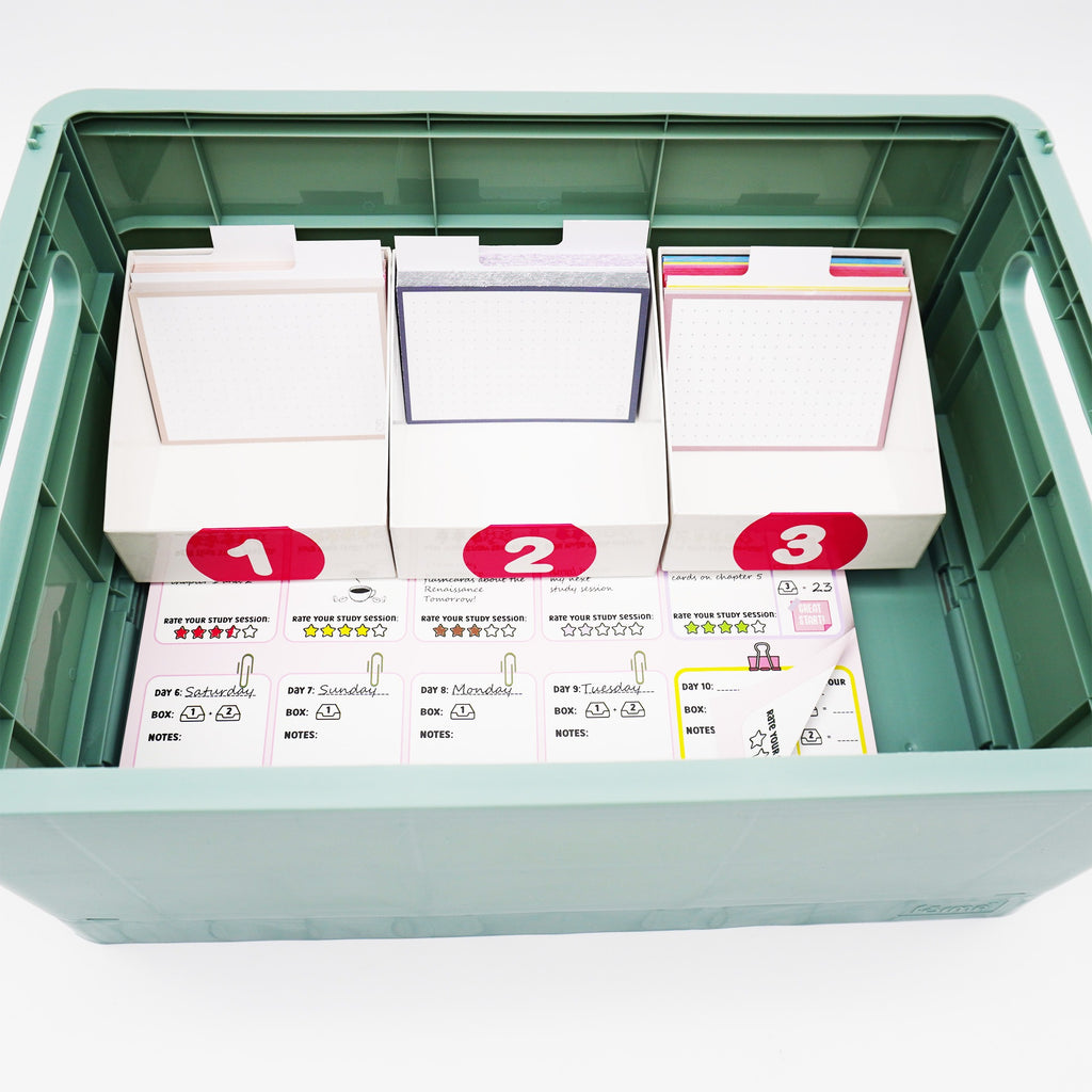 Forma JOE Flashcard Storage Box A5 Sage Green