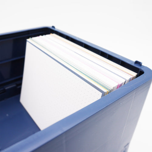 Forma JOE Flashcard Storage Box A5 Dark Blue