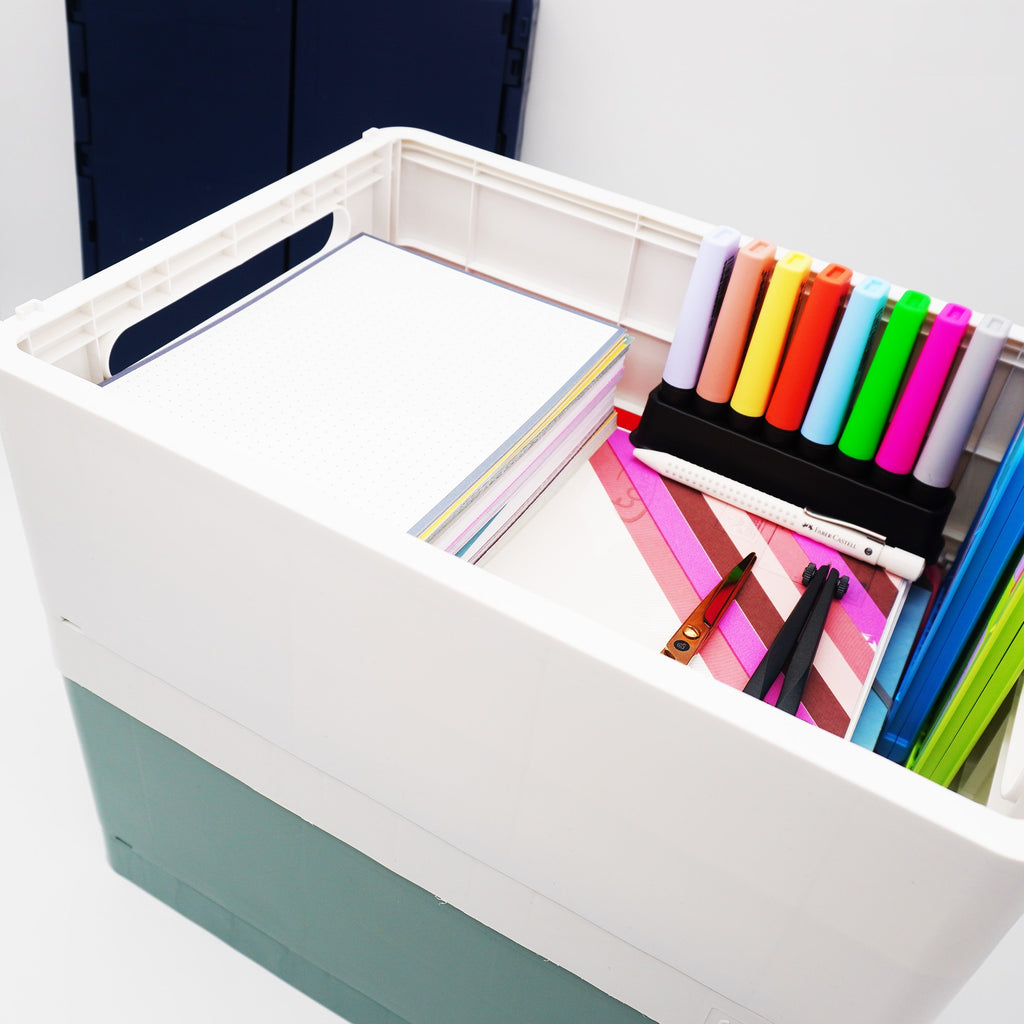 Forma JOE Flashcard Storage Box A5 White