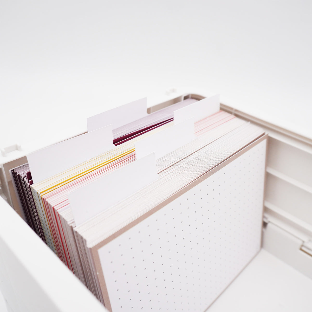 Forma JOE Flashcard Storage Box A6 White
