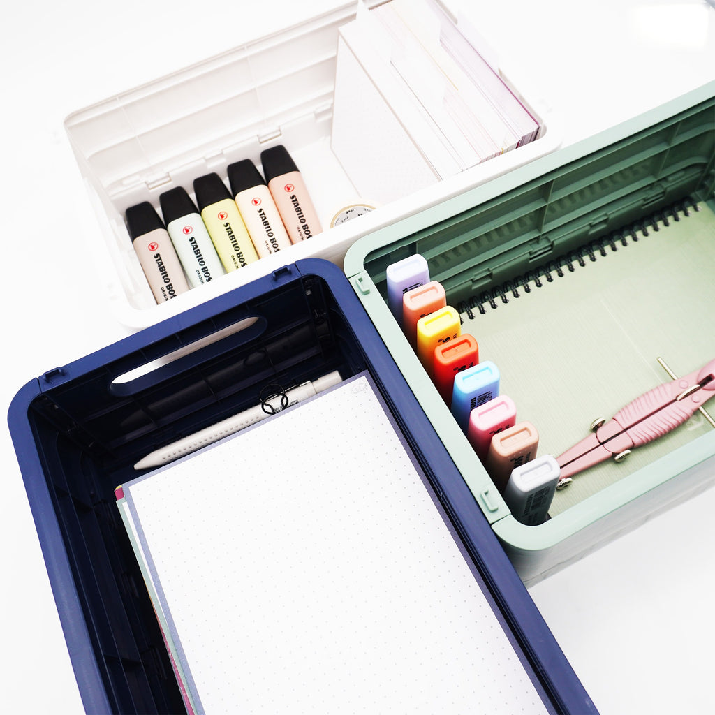 Forma JOE Flashcard Storage Box A6 Dark Blue