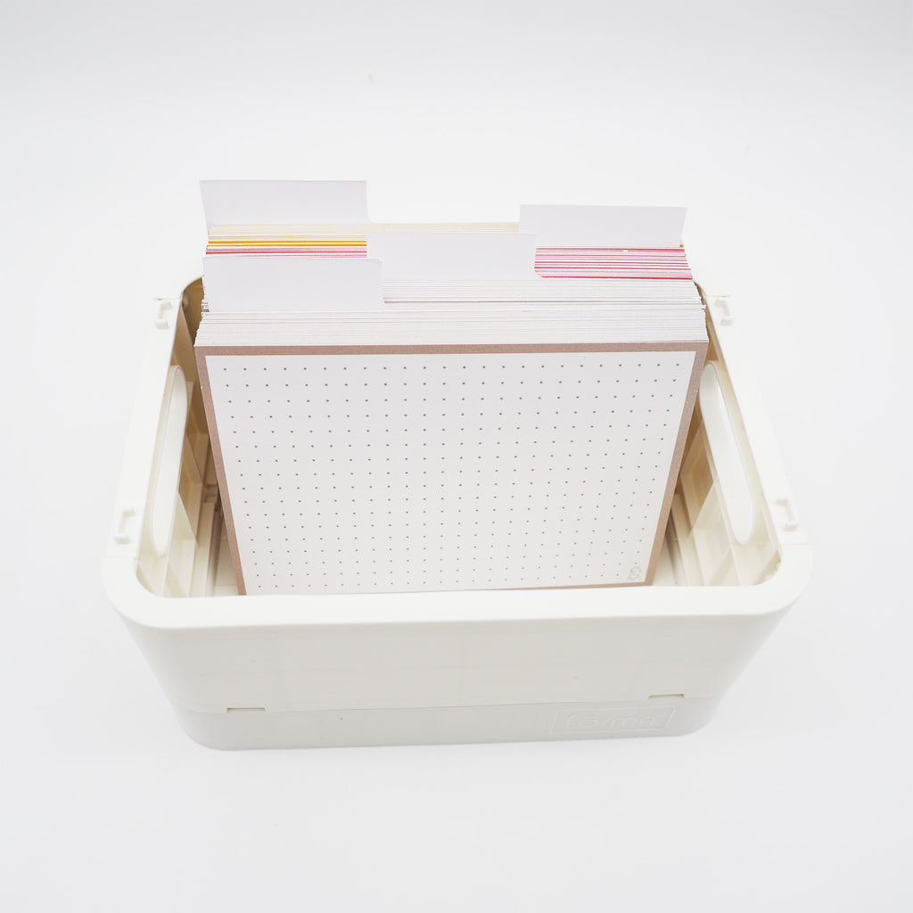 Forma JOE Flashcard Storage Box A7 White