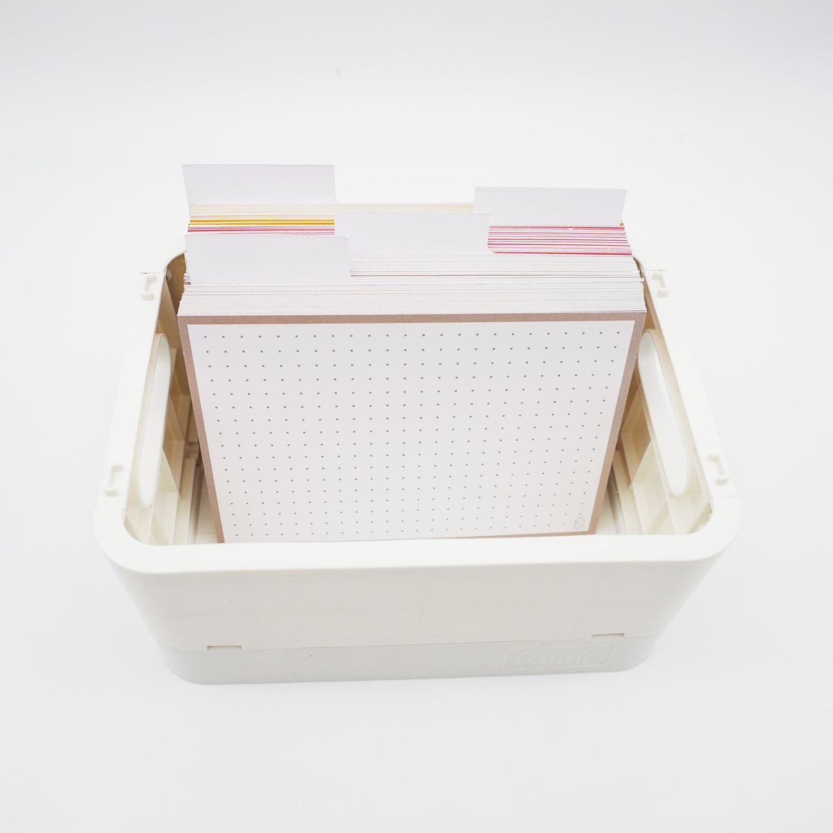 Forma JOE Flashcard Storage Box A7 White