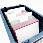 Forma JOE Flashcard Storage Box A7 Dark Blue