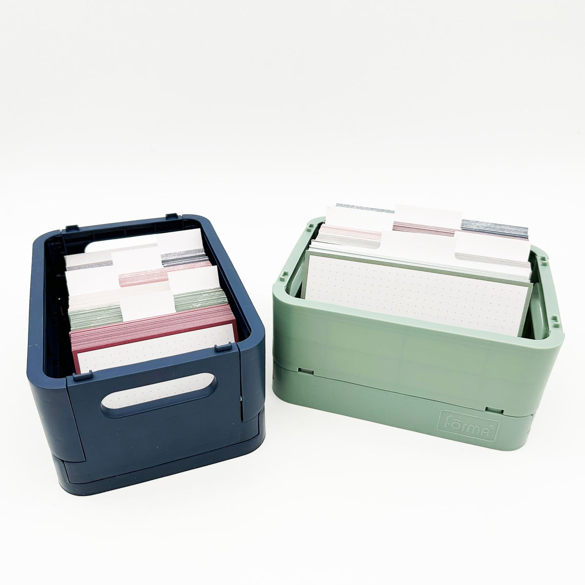 Forma JOE Flashcard Storage Box A7 Sage Green