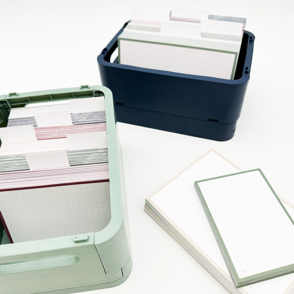 Forma JOE Flashcard Storage Box A7 Sage Green