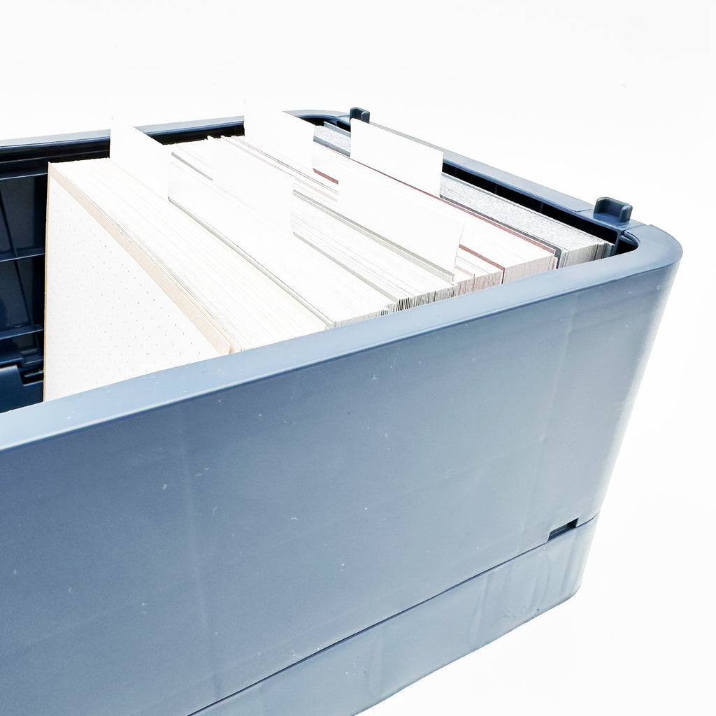 Forma JOE Flashcard Storage Box A6 Dark Blue