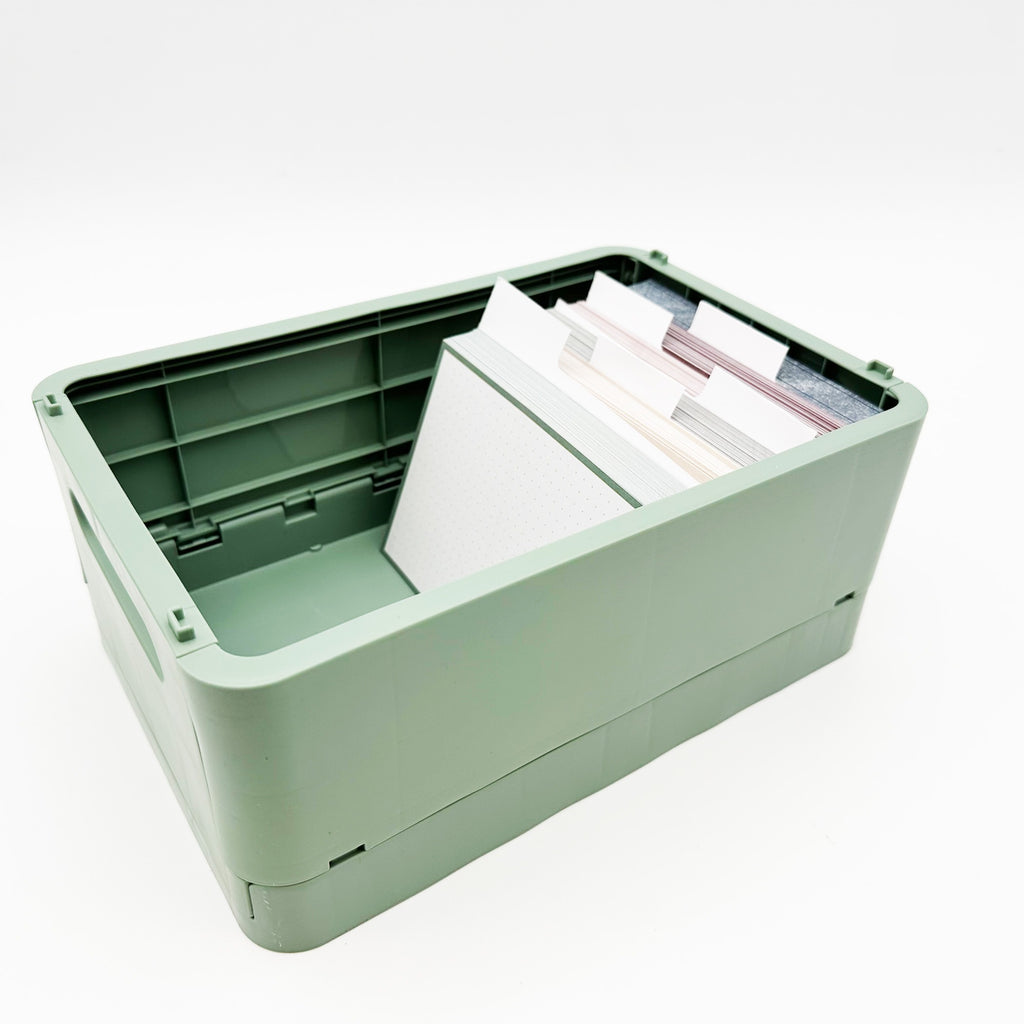 Forma JOE Flashcard Storage Box A6 Sage Green