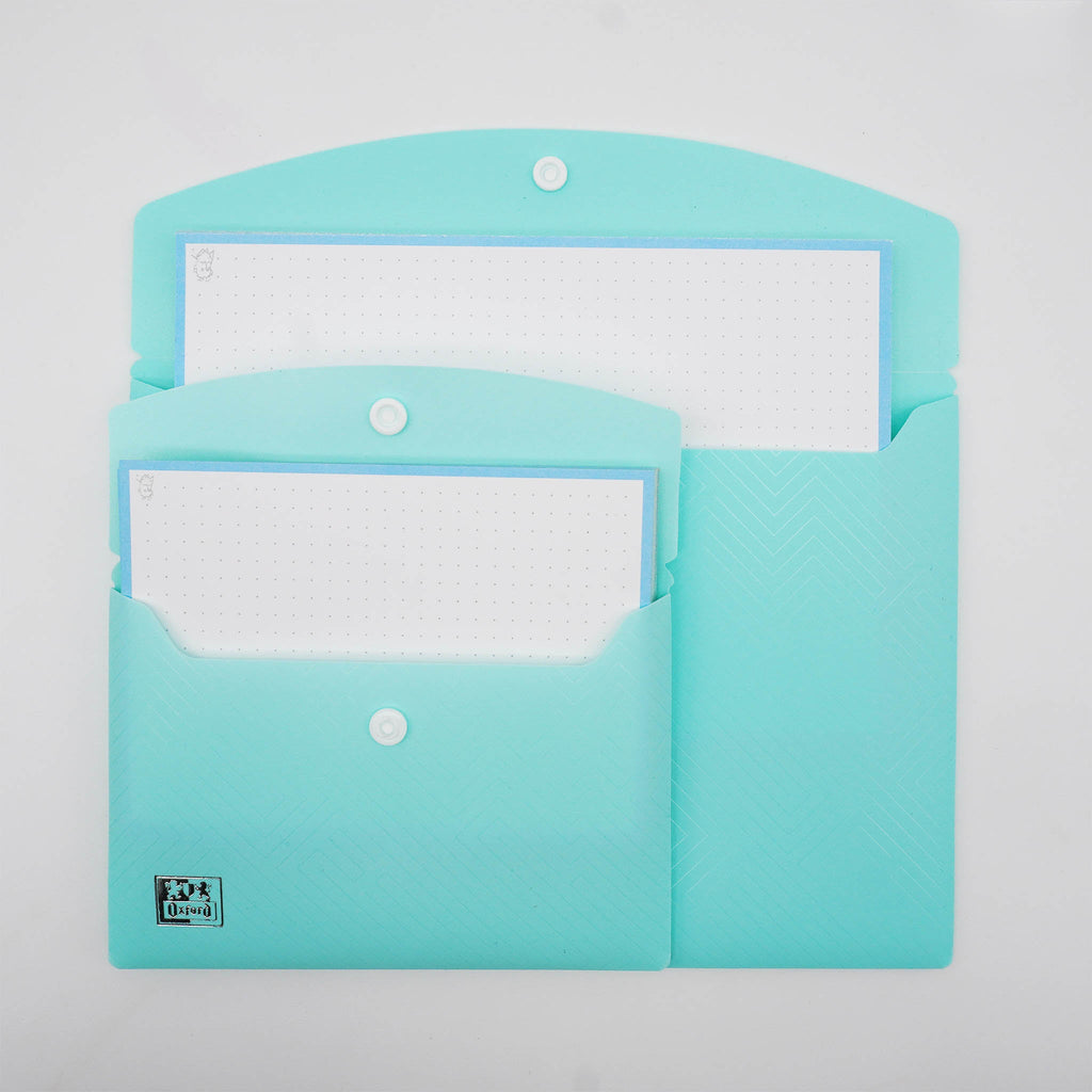 Leitner Flashcards A5 Pastel Dotted blue lifestyle 4