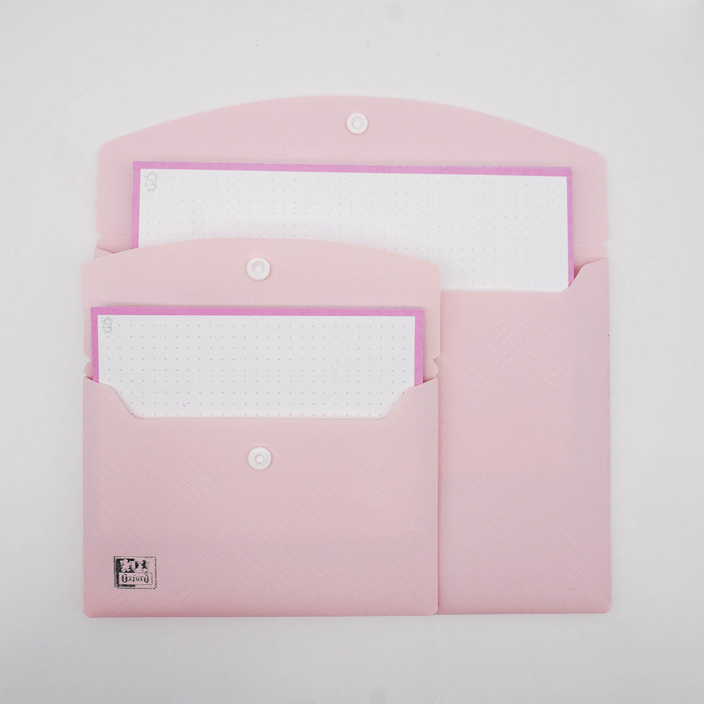 Leitner Flashcards A5 Pastel Dotted pink lifestyle 5