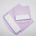 Leitner Flashcards A6 Pastel Dotted purple lifestyle 4