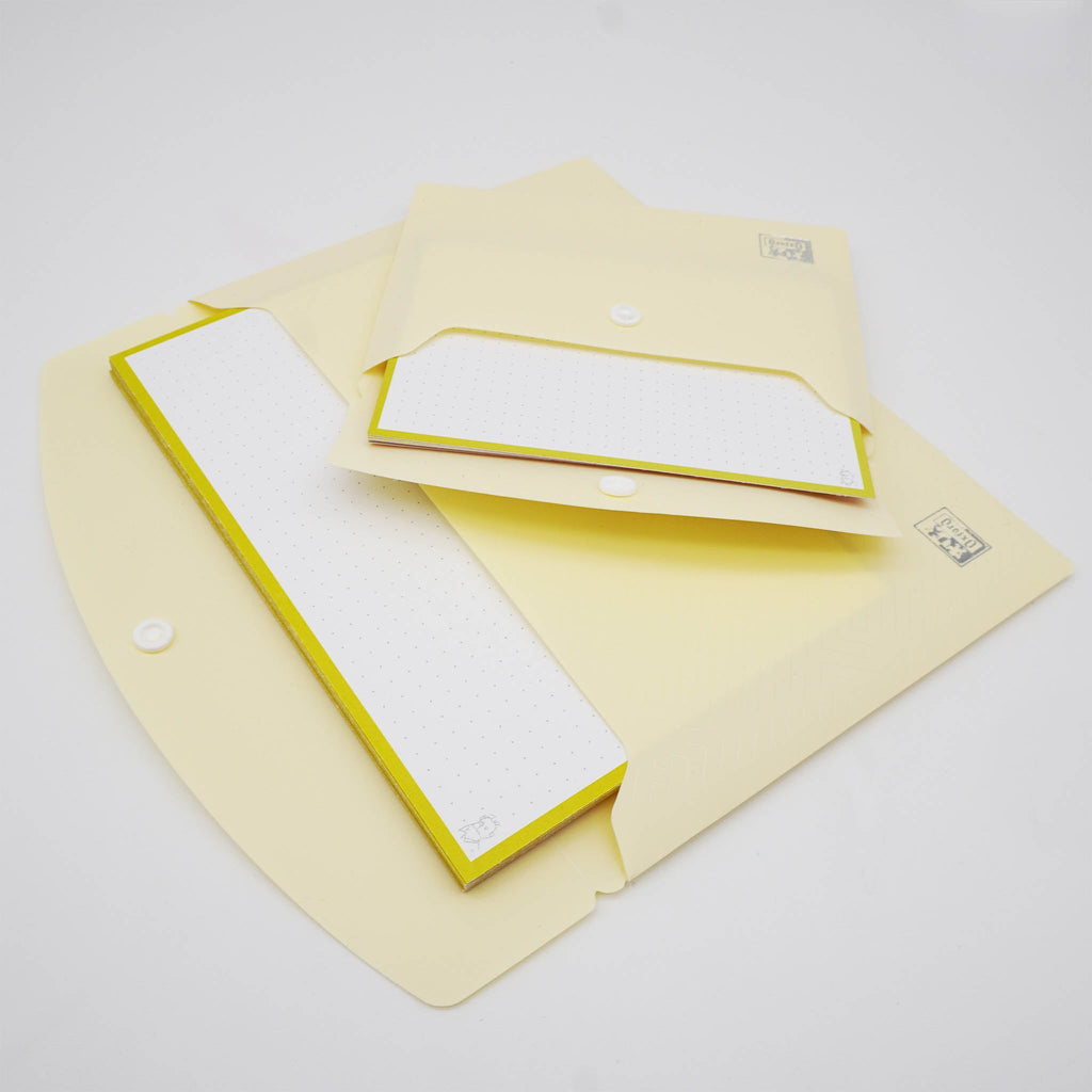 Leitner Flashcards A6 Pastel Dotted yellow lifestyle 4
