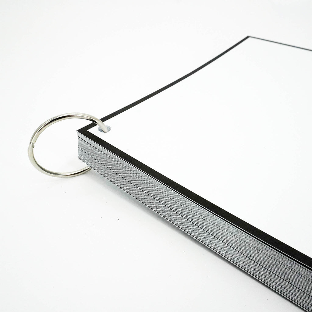 Leitner Flashcards A5 Classic Blank black border 4