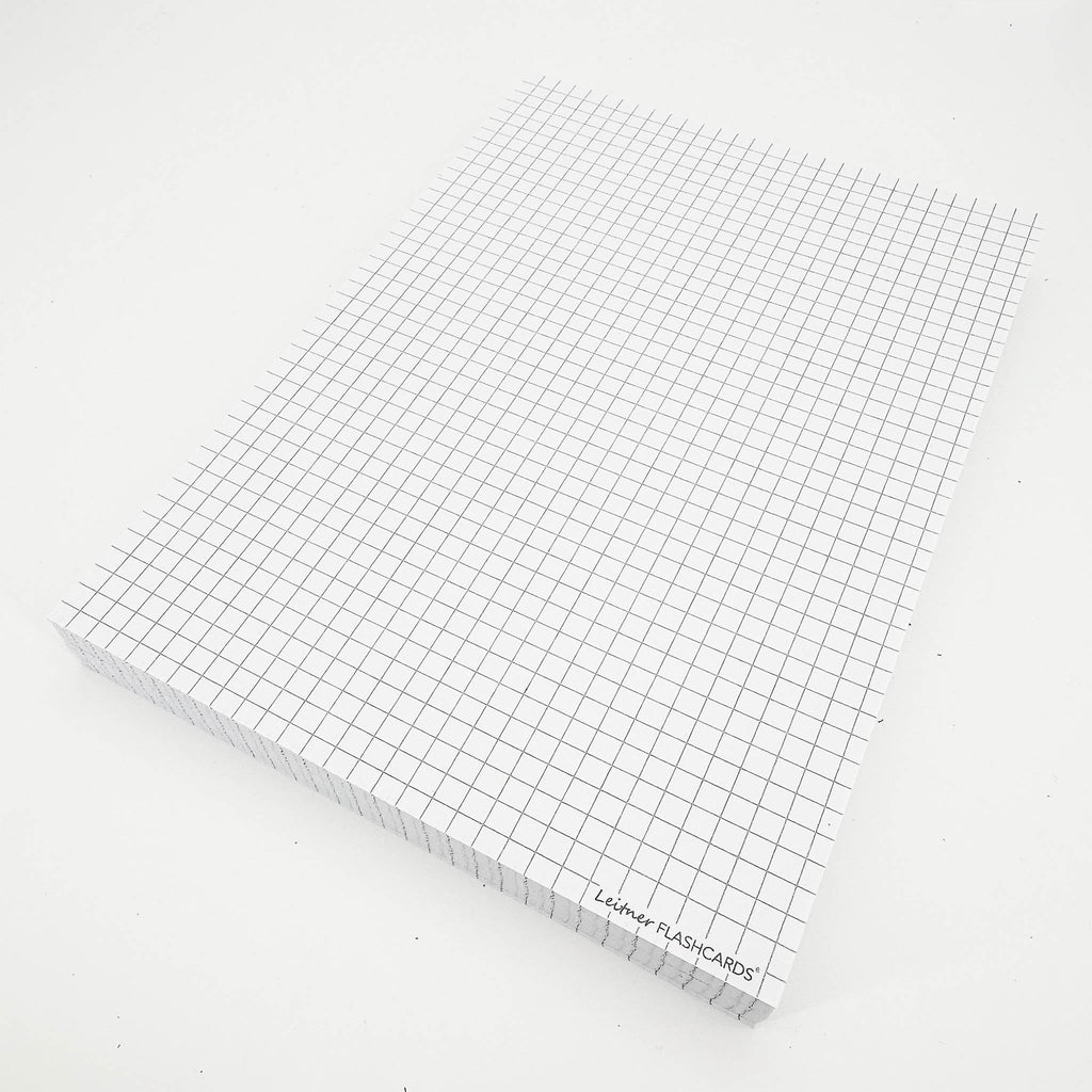 Leitner Flashcards A5P Classic Squared white 2