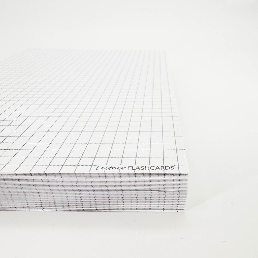 Leitner Flashcards A5P Classic Squared white 3